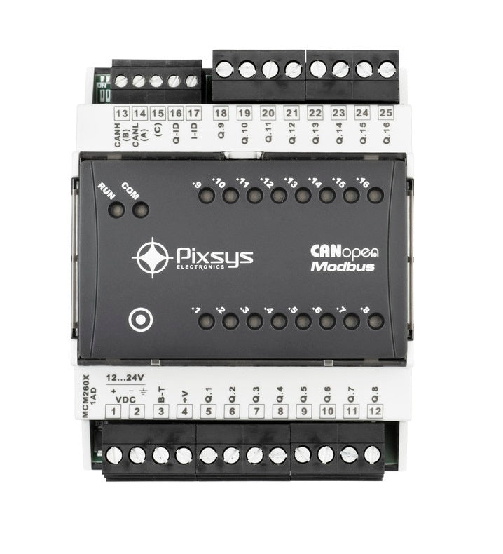 Pixsys MCM260X-3AD I/O Generic Modbus RTU I/O expansion